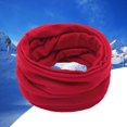 thumbnail image 2 of Hontri Neckerchief in Sale, Fashionable Winter Scarf for Girls, Boys and Girls, Thickened Wool Collar Scarf, Neck Scarf, Cotton 1Pc Scarf Red, 2 of 4