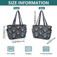 thumbnail image 4 of FORMRS Tote Bag for Women Quilted Large Capacity Travel Work Carry On Shoulder Handbag, Elegance Art Pattern, 4 of 7