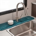 thumbnail image 6 of Unique Bargains Faucet Mat for Kitchen Sink Splash Guard Sink Area Mat Green, 6 of 7