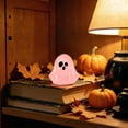 thumbnail image 4 of Mini Halloween Figurines 10pcs Glow in the Dark Ghosts, Cute Resin Ghost Decorations for Halloween Party, Holiday Props and Mini Ghost Ornaments for Indoor Halloween Decor, 4 of 5