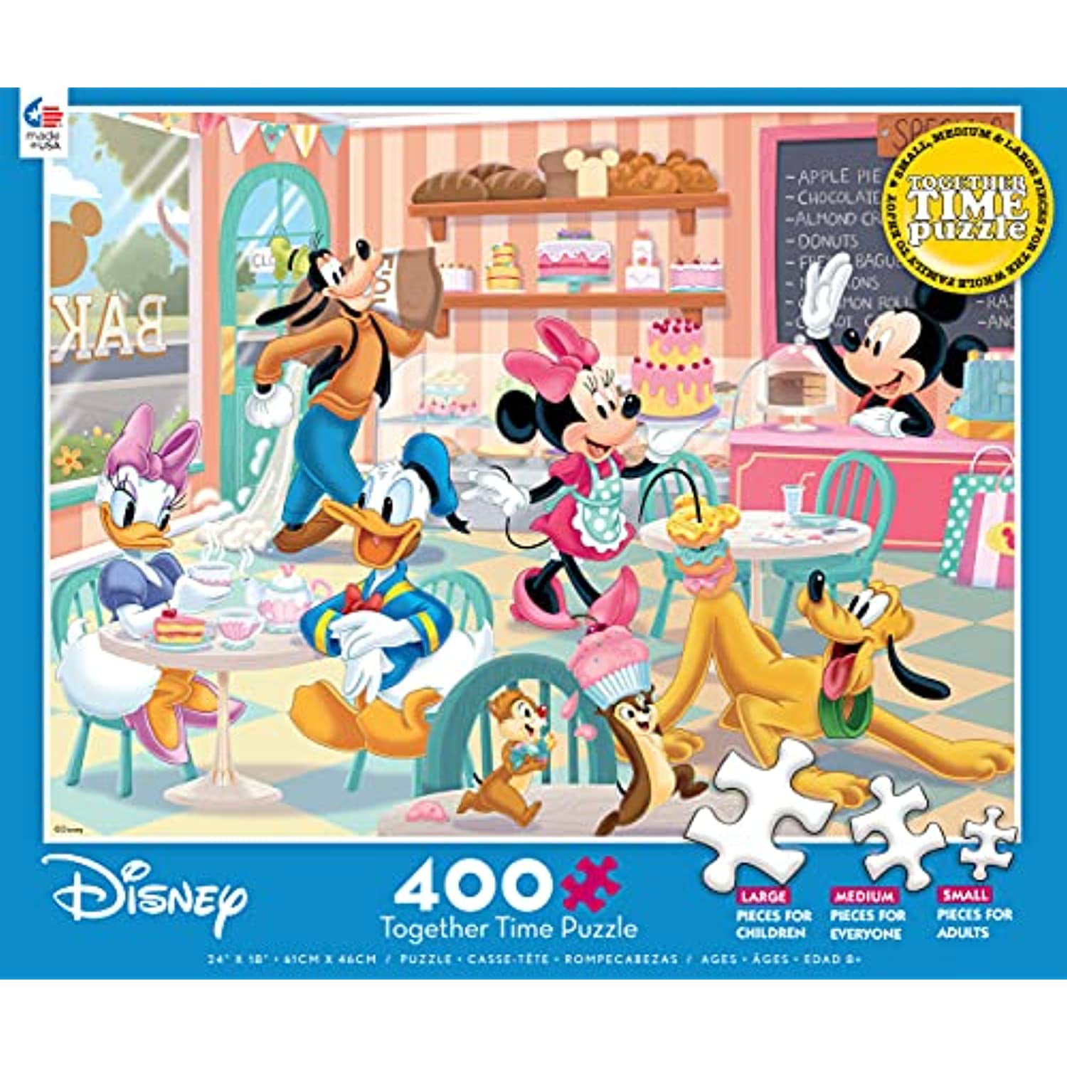 5 in 1 Disney Ceaco Puzzles Mickey Mouse Donald Goofy Minnie 300 500 750 Jigsaw for sale online 