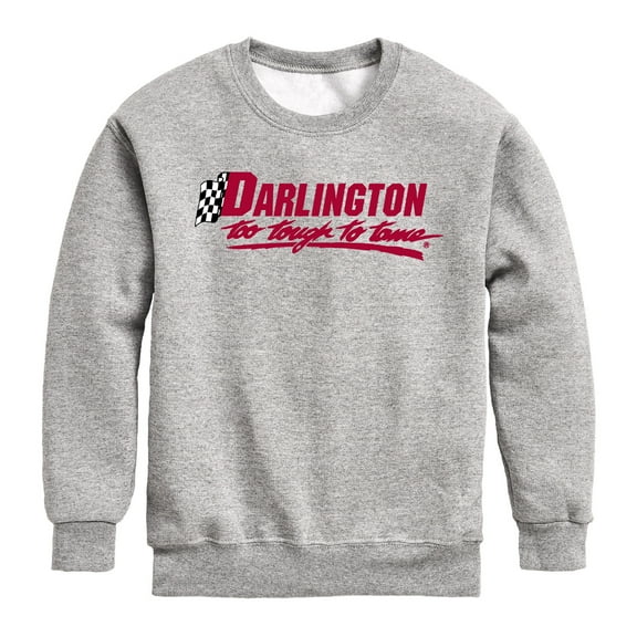 NASCAR - Darlington Too Tough To Tame - Kids Youth Crew Fleece Sweatshirt