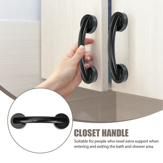 SHOWERORO Grab Bars for Door Suction Cup Handle High Compound Material 1Pcs Easy Installation