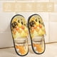 thumbnail image 2 of Fotbe Honey Bee Pantuflas Peludas para Mujer con Estampado, Zapatillas de Peluche, Zapatos de Invierno para Casa, Uso Interior y Exterior-Large, 2 of 8