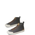 thumbnail image 2 of Toms Mens Shoes Travel Lite High Top  Tumbled Leather Sneakers Gunmetal Grey 10M, 2 of 4