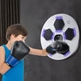 thumbnail image 2 of Máquina Boxeo Musical Con Guantes BT Link para Adultos Ejercicio en Casa (gris), 2 of 9