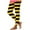 Yellow#3, variant on DDAPJ pyju Bee Day Leggings for Women Casual Striped Tights Tummy Control High Waisted Yoga Pants Buttery Soft Casual Milk Silk Legging Yellow#2 L