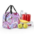 thumbnail image 5 of Pofeuu Dragon Fruit Print Lunch Bag Lunch Box Insulated Lunch Bag Adult Lunch Box for Men and Women, 5 of 8
