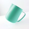 thumbnail image 1 of Jarra de acero inoxidable para espumar café, café con leche y leche, 600 ml, color verde, 1 of 4