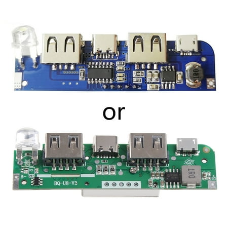 

Dasbsug Dual USB 3.7V 5V 2A Boost Mobile Power Bank DIY Power Bank Charger Board Module