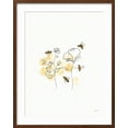 thumbnail image 2 of Art.com Bees and Botanicals III Art Print by Leah York, Brown Frame Wall Art, 23" x 29", 2 of 5