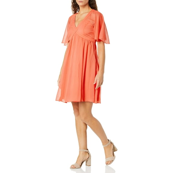 Catherine Catherine Malandrino Women's Odom Dress, Porcelain Rose, 6