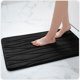 thumbnail image 1 of Alfombrilla de baño de espuma viscoelástica Homaxy, alfombrilla de baño absorbente antideslizante, alfombra de cocina, sala de estar, dormitorio, hogar, alfombra decorativa para piesnegro43CMx61CM Deng Xun unisex, 1 of 2