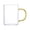 Yellow#0, variant on Heatproof Glass Mug 400ml Borosilicate Tea Coffee Cup with Handle Microwave Safe Drinking Glass for Hot Beverages Home Office Kitchen Clear
