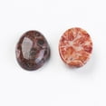 thumbnail image 2 of 50pcs Leopard Skin Jasper Cabochons Oval 18x13x5~6mm, 2 of 2