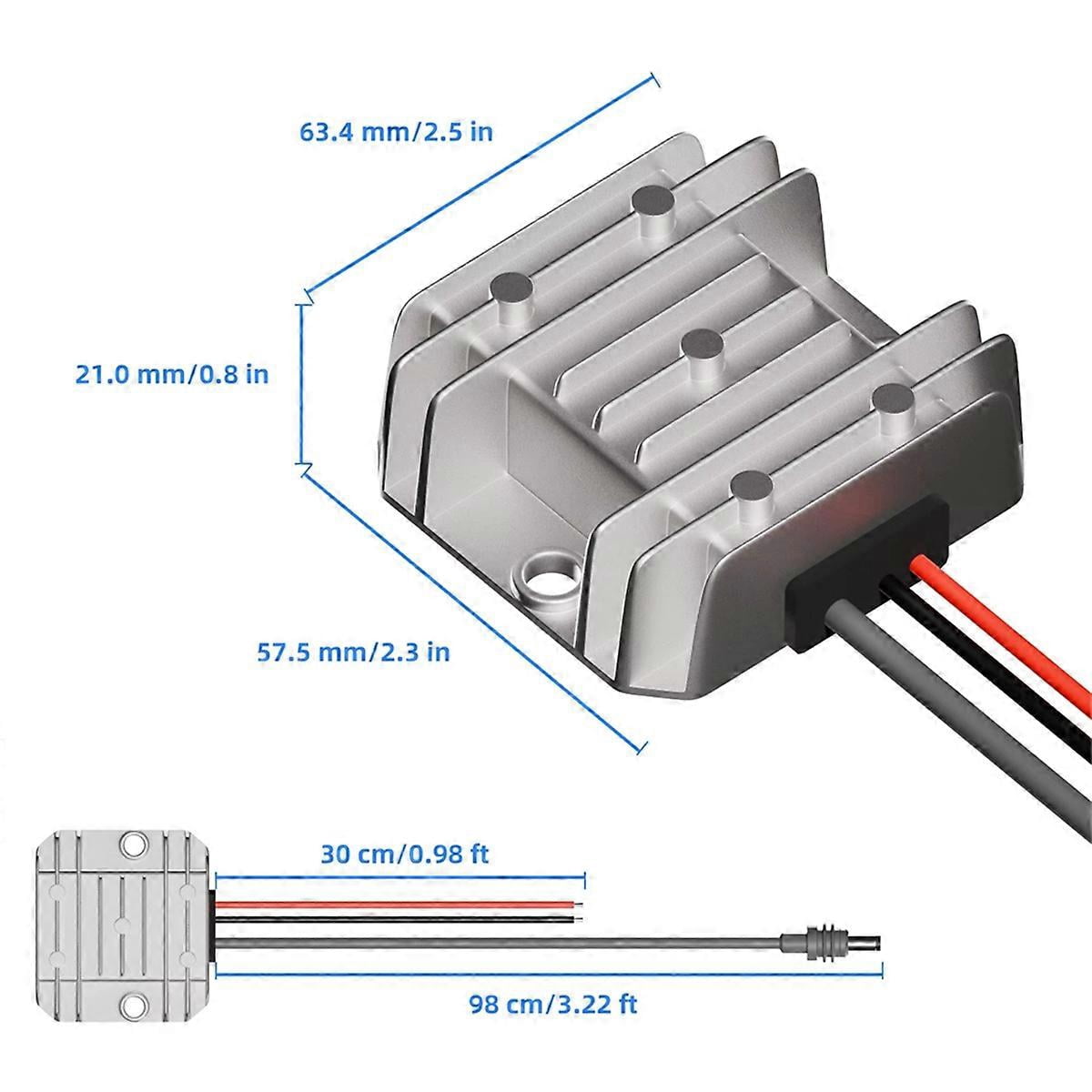 For Starlink Mini Step Up Power Cable 12V/24V to 30V 3.5A Converter with DC Power Supply Cable DC St