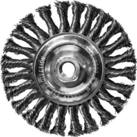 UPC: 0081838760533 | Century Drill & Tool 76053 5  Cable Twist Brush 5/8-11 Arbor