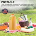 thumbnail image 4 of (48 PACK) 64 Oz. Empty Plastic Juice Bottles with Tamper Evident Orange Screw Caps - Half Gallon, Smoothie Bottles - Ideal for Juices, Ice Coffees, Milk, Smoothies, Picnic's and Even Meal Prep, 4 of 7