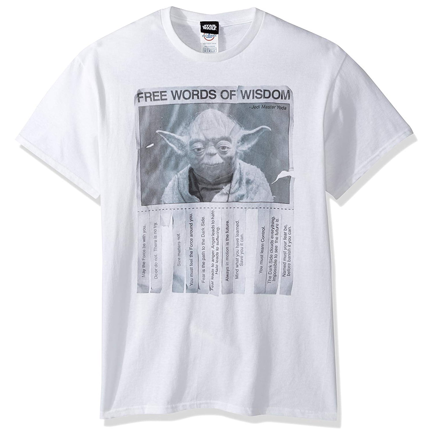 Yoda On The Bright Side Of Life Always Look T-shirt/Tee 