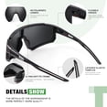 thumbnail image 4 of Gafas de sol polarizadas TURBOPEP para niños de 3 a 12 años, paquete de 3, 4 of 6