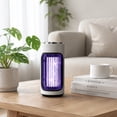 thumbnail image 4 of Rechargeable Bug Zapper Indoor Electric Mosquito Zapper 6 Inch Durable High Capacity Lamp Portable for Home Bedroom Patio Blue 1 Pack, 4 of 9