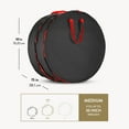 thumbnail image 7 of Double Premium Christmas Wreath Storage Bag 30”, With Compartment Organizers For Christmas Garlands & Durable Handles, Protect Artificial Wreaths - Holiday Xmas Bag Made of Tear Proof 600D Oxford, 7 of 7