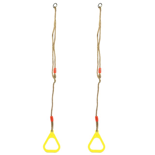 Anillo colgante para niños, un par de anillos de fitness ajustables, anillo de entrenamiento de fitness de eficiencia óptima