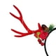 thumbnail image 4 of Diadema navideña, adorno para la cabeza de Navidad, tocado para cosplay, tocado navideño para mujeres, niñas, fiesta de máscaras, cumpleaños, playa Rojo, 4 of 5