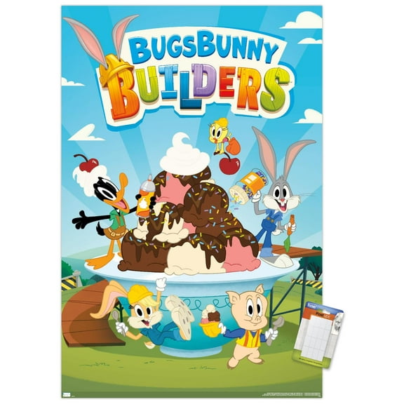 Bugs Bunny Builders - Key Art Wall Poster, 22.375" x 34"