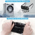 thumbnail image 2 of 10-Pack Black Cotton Adult Face Mask - Reusable Washable Unisex, 2 of 3
