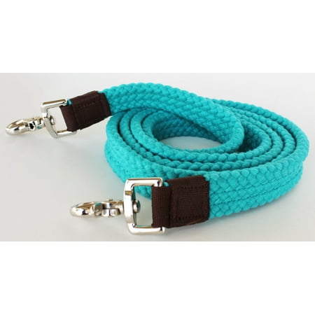 Barrel Snap - Roping Knotted Horse Western Barrel Nylon Reins Braided 2 Snaps 607P