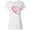 AA-White, variant on Inktastic Pink Balloon Heart Women's T-Shirt