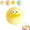 Yellow, variant on Smushers Squishy, Smushers Face Squishy, Easy Squeezy, Slow Rebound Sensory Squeeze Balls for Adults