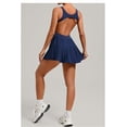 thumbnail image 4 of SKQIT Tennis Dress with Built in Shorts and Bra Athletic Dress for Women Summer Cut Out Golf Workout Dress, 4 of 7