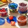 thumbnail image 5 of 6 Pack 16 Oz Plastic Food Storage Containers with Screw Lids, Airtight Leak-Proof Freezer Containers, Stackable Meal Prep Containers for Soup, Microwave & Dishwasher Safe, 5 of 5