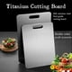 thumbnail image 4 of Titanium Cutting Board Double-Sided Titanium Kitchen Chopping Board, 4 of 4
