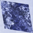 thumbnail image 1 of Ahgly Company Indoor Square Patterned Sapphire Blue Area Rugs, 4' Square, 1 of 6