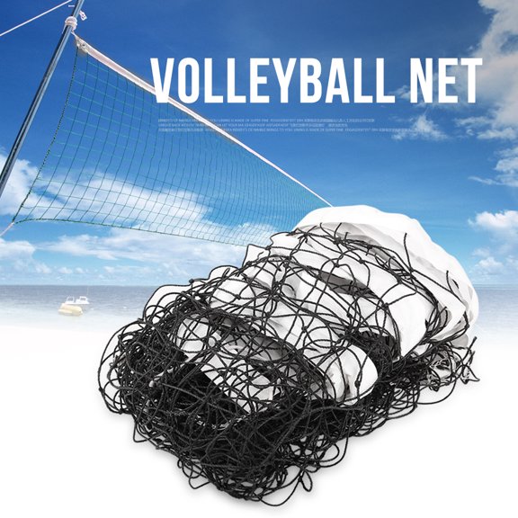 Red de Voleibol al Aire Libre, Red de Polietileno Estándar de Desgaste de la Red de Voleibol de Playa, Red de Voleibol 8.4x1m Duradera Con Bolsa de Almacenamiento