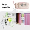 thumbnail image 3 of Estuche para lápices - - Práctico estuche para lápices, portalápices, organizador de papelería, color rosa, 3 of 6