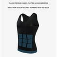 thumbnail image 5 of Toptie Men Slimming Body Shaper Vest Compression Shirt Sleeveless Shapewear Workout Tank, 5 of 8