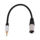 thumbnail image 1 of 0.3 Meters 3.5Mm Male Jack Plug to 3 Pin Xlr Male Shielded Stereo Cable for Microphone Audio Record, 1 of 5
