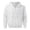 White, variant on ZHOUCHANKIDS Men's Lightweight Zippered Hooded Cardigan Coat for Spring and Autumn Seasons Comfortable Outdoor Wear Black L