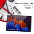 thumbnail image 4 of 9H Tempered Glass Screen Protector For Samsung Galaxy Tab S7 Plus 12.4 2020 Glass S7+ SM-T970 T975 Anti Scratch Protective Film 1Pcs Tempered Glass, 4 of 6