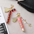 thumbnail image 6 of Lip Balm Keychain Charm with Mirror - Stainless Steel Mesh Bag Keychains, Lipstick Storage Case for Women Purse, 6 of 7