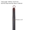 thumbnail image 2 of Unique Bargains 2pcs PVC Spring Bender 19.8mm OD 1000mm Long Bending Spring Conduit Spring Red, 2 of 6