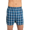 thumbnail image 3 of Fruit of the Loom Men's 6 Pack Assorted Tartan Plaid Boxer Shorts (Slightly Imperfect) Large 36-38", 3 of 3