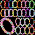 thumbnail image 1 of Collar Sherr con forma de leis hawaiano LED, 48 unidades, 100 cm, con iluminación, 1 of 7