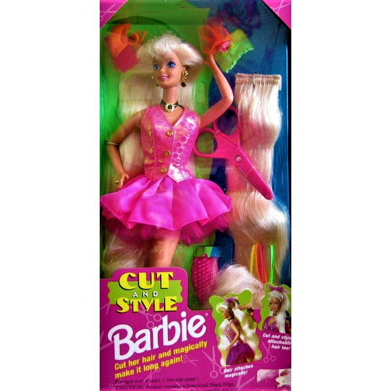 sla buurman Lijm Cut and Style BARBIE Doll w Attachable Hair (1994) - Walmart.com