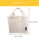 thumbnail image 5 of Bolsa de lona, bolsa bento, bolsa de mano portátil, bolsa de cosméticos, artículos para el hogar, 5 of 6