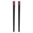 thumbnail image 2 of Ludlz 2 Pairs Chinese Chopsticks Smooth Surface Food Grade Reused Comfortable Grip Sturdy Tableware Alloy Sugar-coated Haws Diner Chopsticks Dining Room Supply, 2 of 8
